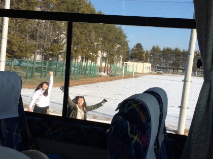 先輩も応援に駆けつけてくれました。