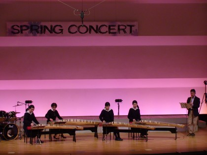 箏部の演奏